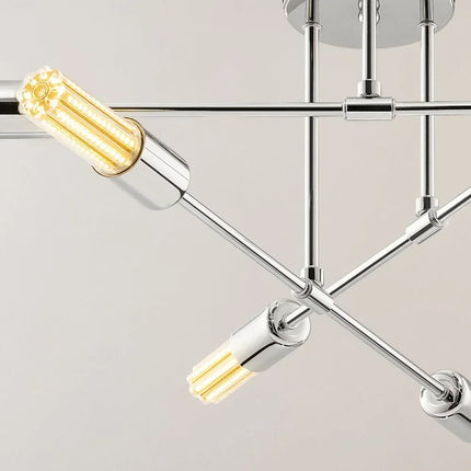 Lustre semi-encastré style nordique galvanoplastie spoutnik — LZ4X9T2