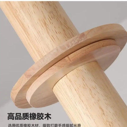 Suspension moderne en rondins style japonais pour intérieur élégant — LZ4X9P2Q