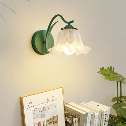 Applique murale LED décorative en forme de fleur pour intérieur — LZ7X9D