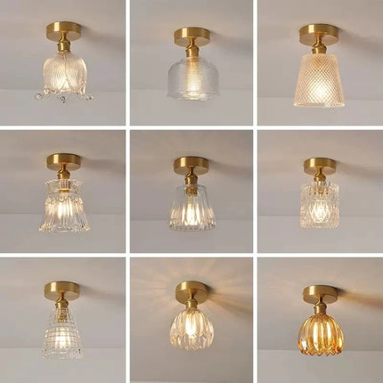 Plafonnier moderne en verre lumineux pour intérieur et extérieur — LZ4QX9