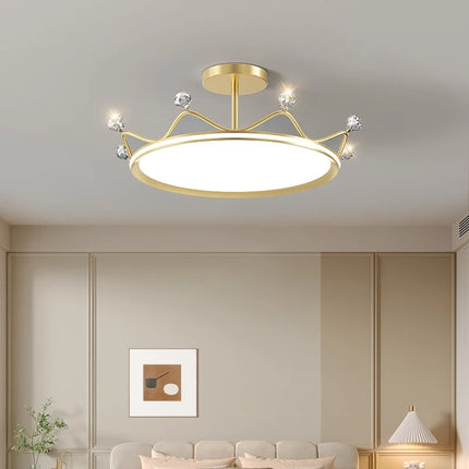 Plafonnier couronne pour chambre enfant avec protection des yeux — LZ4X9T
