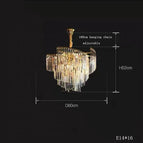 Diamètre B 80 cm / Cadre doré / Lumière chaude