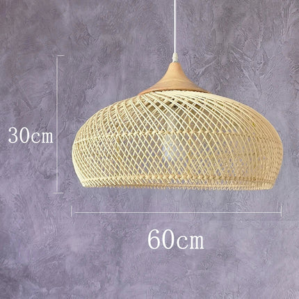 Suspension rotin vintage d’Asie du Sud-Est pour salle à manger et restaurant — LZ4X9P