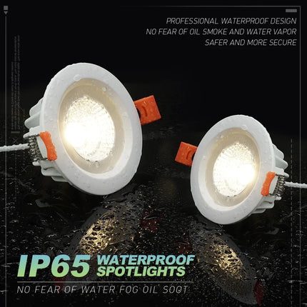 Spot LED encastré IP65 étanche anti-buée pour salle de bain et cuisine — LZ4X9T2