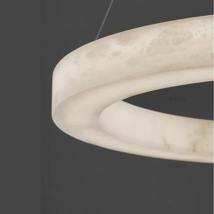 Suspension circulaire en marbre pour décoration intérieure — LZ4X9T2