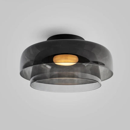 Plafonnier design en verre pour éclairage intérieur polyvalent — LZ4X9M