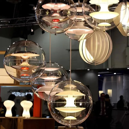 Lustre moderne en acrylique style danois pour intérieur — LZ4X9P