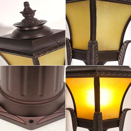 Lampadaire de jardin rétro en aluminium antirouille et étanche — LZ4X9P2Q