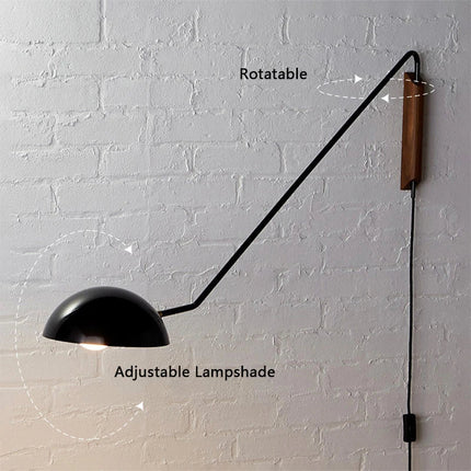 Applique murale postmoderne à bras long pour hôtel et bureau — LZ4X9T1