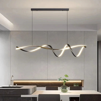 lustre moderne en verre pour éclairage intérieur