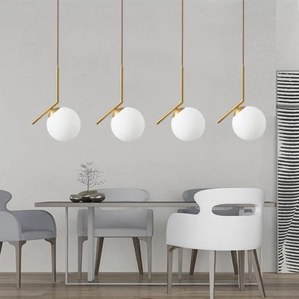 Suspension LED en verre au design moderne pour intérieur — LZ4X9Q2