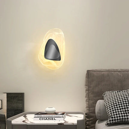 Applique murale en verre transparent au design moderne pour intérieur — LZ4X9Q2