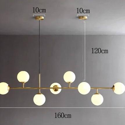 lustre led moderne pour éclairage intérieur suspendu