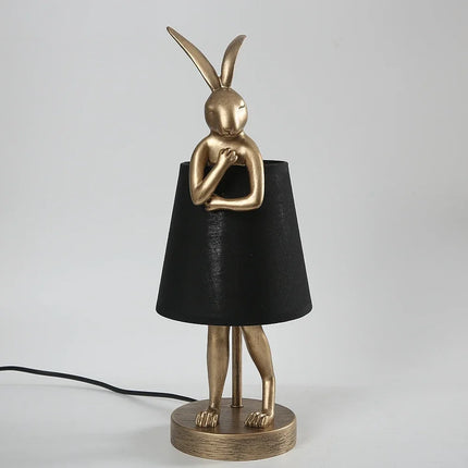 Lampe de bureau design rétro en résine forme lapin pour intérieur — LZ4X9P2