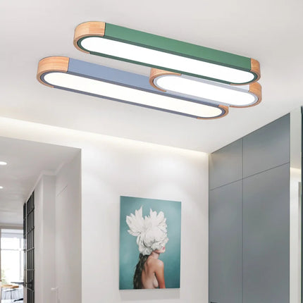Plafonnier LED rectangulaire à bande longue et design simple — LZ4X9P2