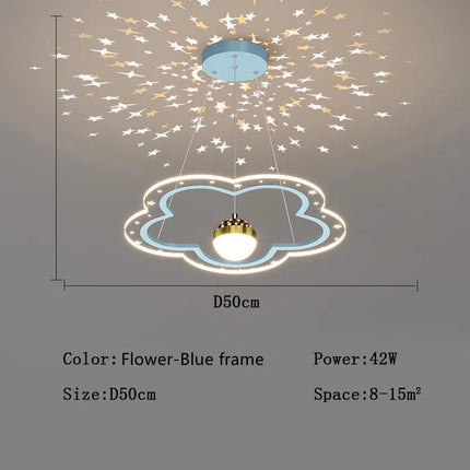 Lustre étoile lumineux créatif pour chambre d’enfants — LZ4XJ9