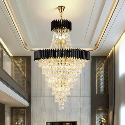 Lustre en cristal pour éclairage élégant et moderne — LZ7D9Q