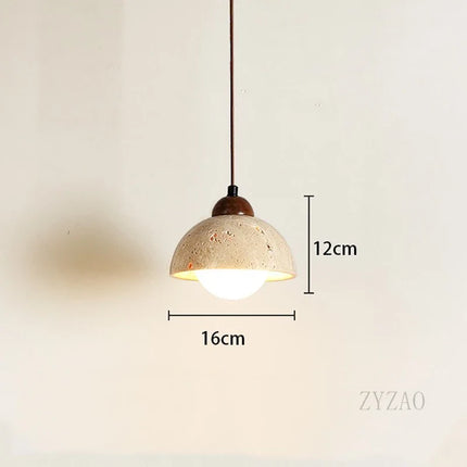 Lustre suspension en bois avec éclairage LED intégré — LZ4P9XJ