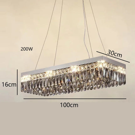 Lustre LED en cristal au design moderne pour intérieur — LZ4X9T2