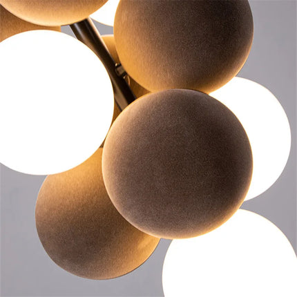 Lustre LED à bulles design Abstracta — LZ4X9T1