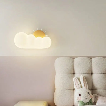 Applique murale LED nordique pour enfants motifs lune, soleil et animaux — LZ4X9P
