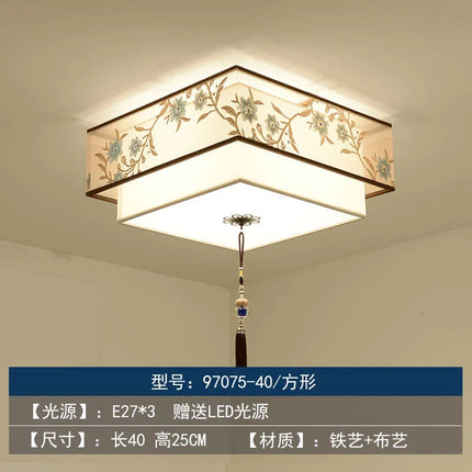 Lustre chinois rétro pour une ambiance chaleureuse et élégante — LZ4X9T