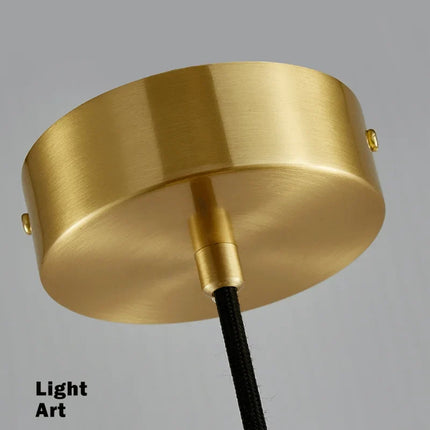 Suspension élégante en albâtre et cuivre pour décoration — LZ4X9P