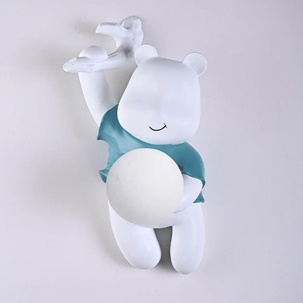 Applique murale ours moderne pour chambre d’enfants et salon — LZ4X9T2