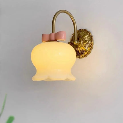 Applique murale LED simple avec nœud décoratif pour mur créatif — LZ4P7X