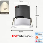 Ae tasse blanche 12W / Zigbee 3.0 (Tuya)