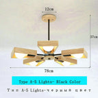 A 5 Lumières Noir / Pas d'ampoule