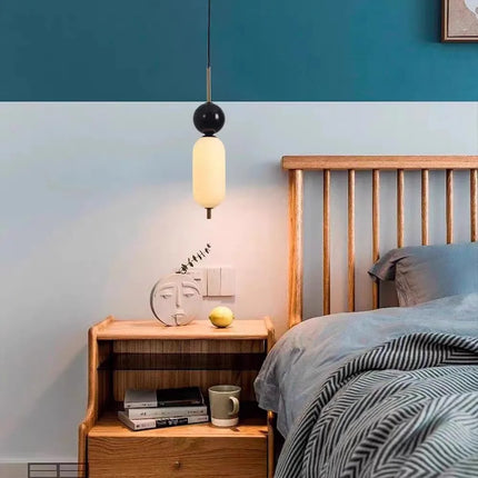 Suspension LED en acrylique et marbre naturel — LZ4X9P