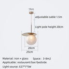 Blanc laiteux 20cm / Lumière neutre