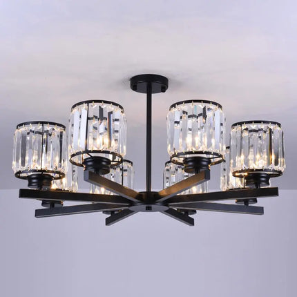 Lustre en cristal pour éclairage intérieur moderne et élégant — LZ4D9X