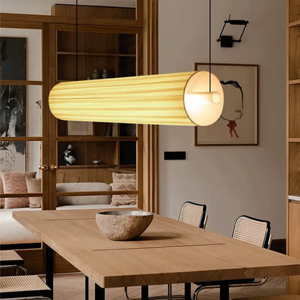Lustre suspension moderne minimaliste en tissu pour restaurant et banquet — LZ4M9X2