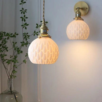 Suspension japonaise en céramique pour éclairage décoratif — LZ4N7Q2