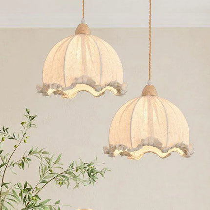 Lustre suspension nordique en coton et lin — LZ4X9P2