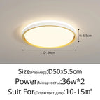 Or Rond 50CM / Luminosité variable