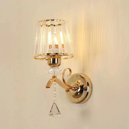 Applique murale art déco en cristal taille diamant brillante — LZ4X9Q