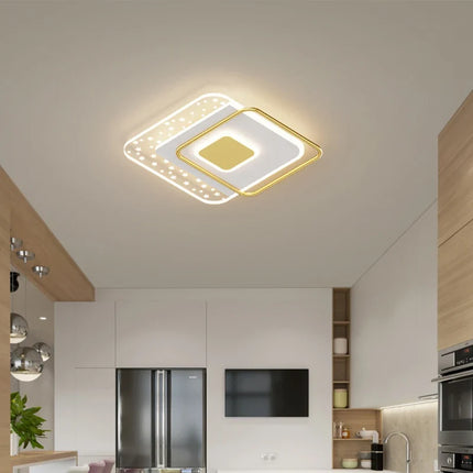 Plafonnier moderne en fer forgé au design géométrique créatif — LZ4N7Q2