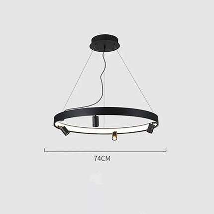 Suspension LED circulaire au design nordique moderne — LZ4X9P