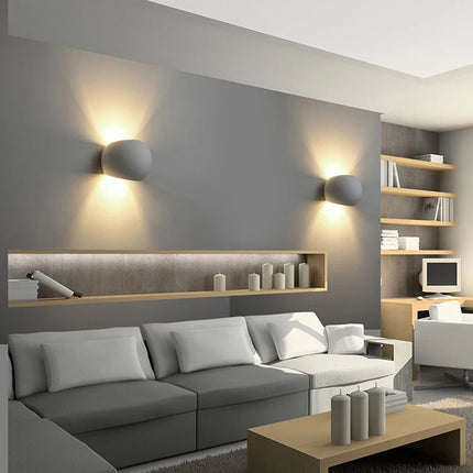 Applique murale LED moderne G9 5W en gypse pour intérieur — LZ4X9P2