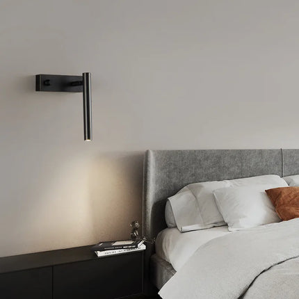 Applique murale en cuivre avec interrupteur rotatif intégré — LZ4X9T