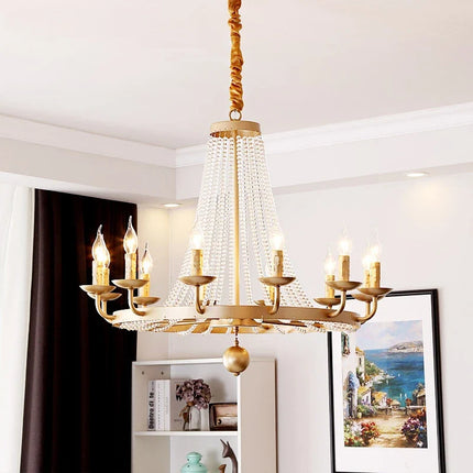 Lustre suspension en cristal lumineux pour décoration intérieure — LZ4X9M