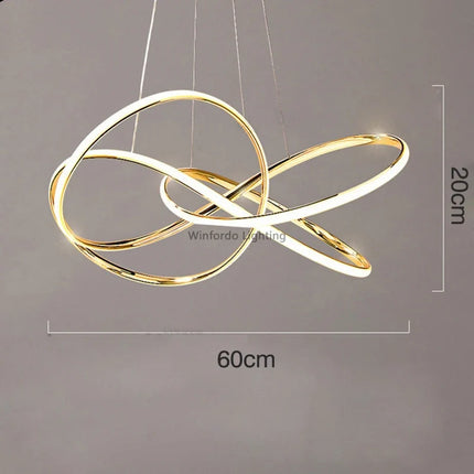 Lustre LED postmoderne en cristal Winfordo WF-XD009 — LZ7V9Q