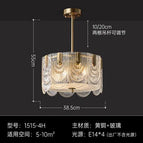 Lampe à suspension à 4 têtes