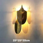 Lampe murale / Cadre doré / Lumière neutre