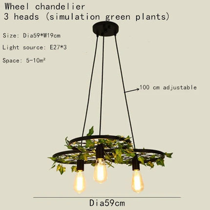 Lustre à roues à têtes multiples en forme de fleurs de cerisier pour espaces commerciaux — LZ4X9P2