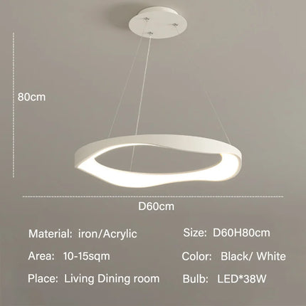Suspension design moderne pour éclairage intérieur élégant — LZ4X9T2