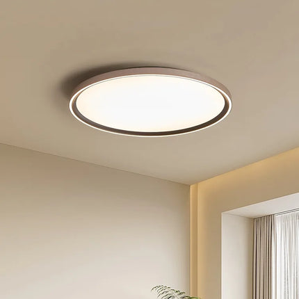 Plafonnier LED circulaire ultra mince en aluminium et acrylique — LZ4X9P2Q